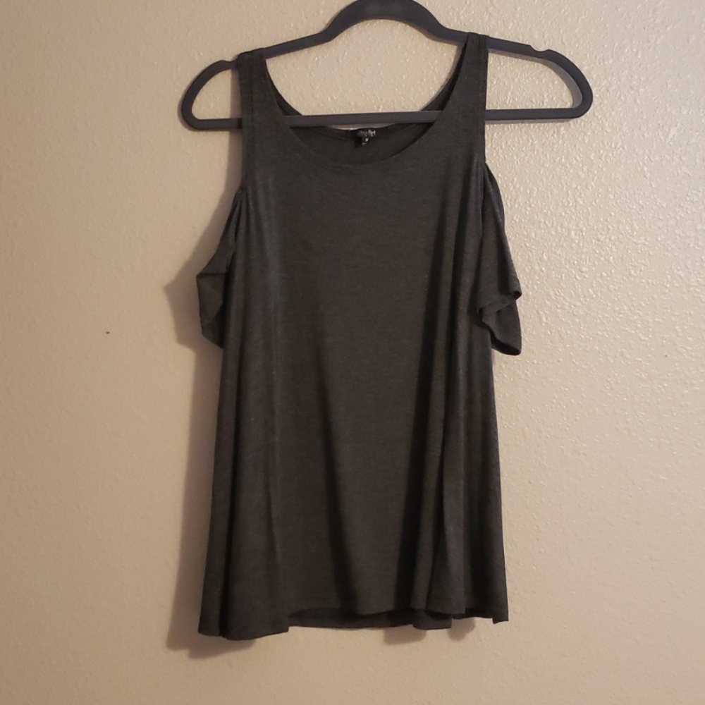 Gray Cold Shoulder